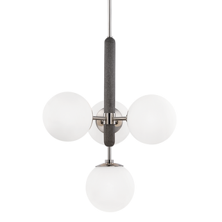 Brielle Chandelier in Polished Nickel Finish