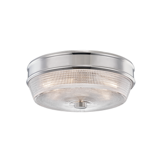Lacey Flush Mount in Polished Nickel Finish
