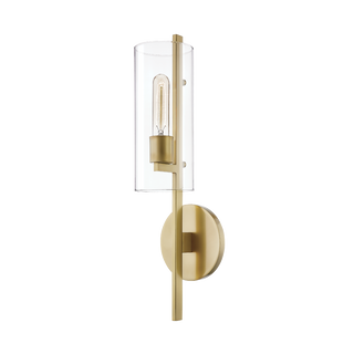 Ariel Wall Sconce in Aged Brass Finish