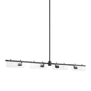 Ariel Linear in Soft Black Finish