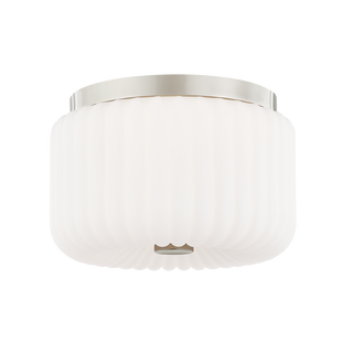 Lydia Flush Mount in Polished Nickel Finish