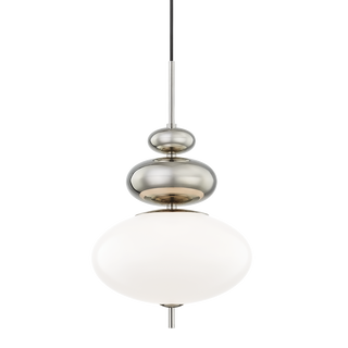 Elsie Pendant in Polished Nickel Finish
