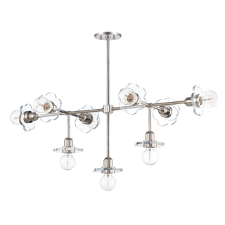 Alexa Chandelier Polished Nickel