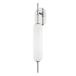Miley Wall Sconce in Polished Nickel Finish