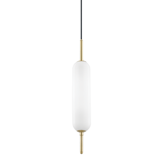 Miley Pendant in Aged Brass Finish