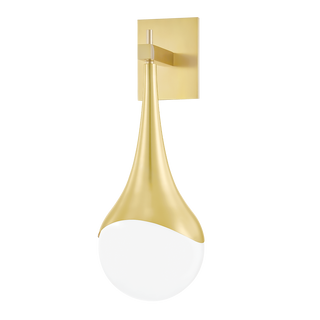 Ariana Wall Sconce in Aged Brass Finish