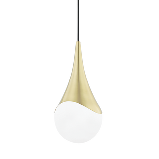 Ariana Pendant in Aged Brass Finish