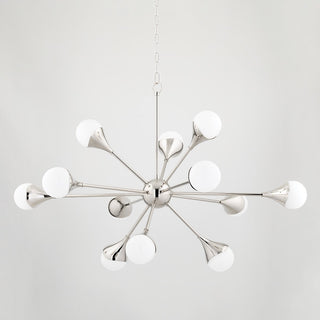 Ariana Chandelier Polished Nickel