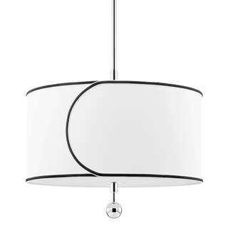 Zara Chandelier in Polished Nickel Finish