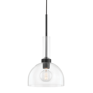 Tabitha Pendant in Soft Black Finish