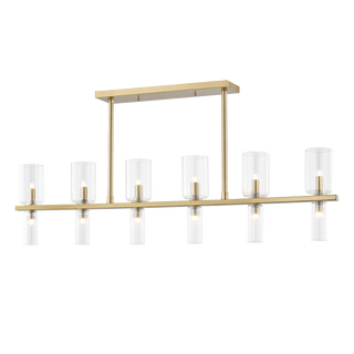 Tabitha Linear in Aged Brass Finish