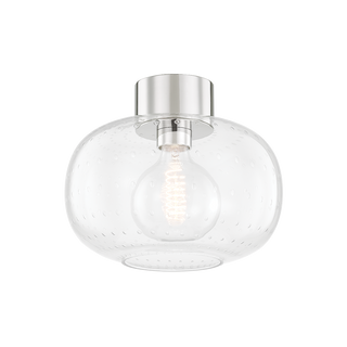 Harlow Flush Mount in Polished Nickel Finish
