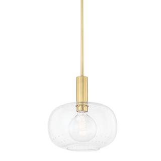 Harlow Pendant in Aged Brass Finish