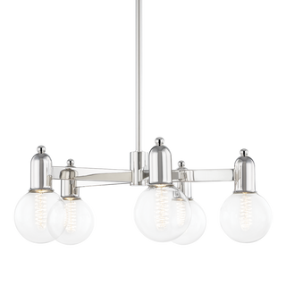 Bryce Chandelier in Polished Nickel Finish