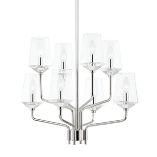 Kayla Chandelier in Polished Nickel Finish