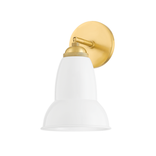 JAMILA Wall Sconce in Aged Brass Finish