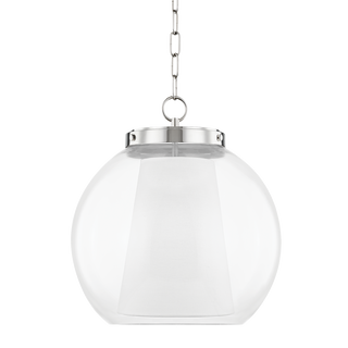 Sasha Pendant in Polished Nickel Finish