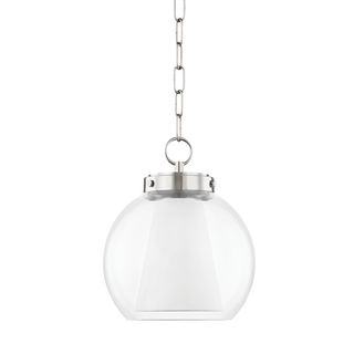 Sasha Pendant in Polished Nickel Finish