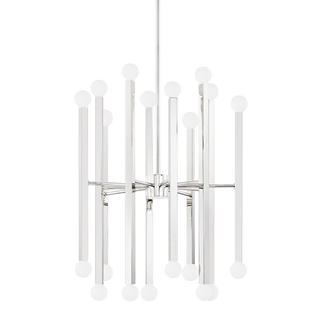 Dona Chandelier in Polished Nickel Finish