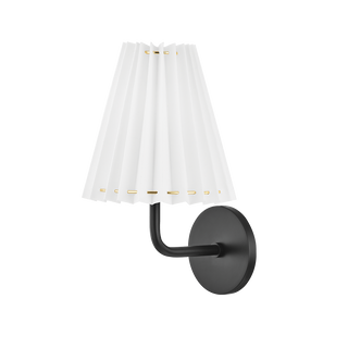 Demi Wall Sconce in Soft Black Finish