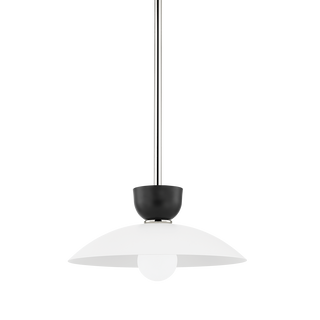 Whitley Pendant in Polished Nickel Finish