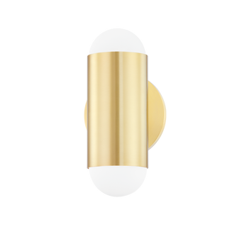 Kira Wall Sconce in Aged Brass Finish