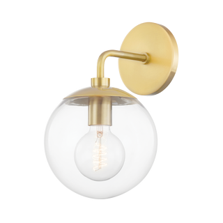 Meadow Wall Sconce in Aged Brass Finish