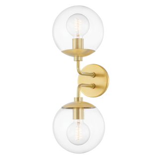 Meadow Wall Sconce Aged Brass