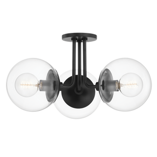 Meadow Semi Flush in Old Bronze Finish