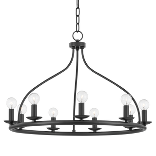 Kendra Chandelier in Old Bronze Finish