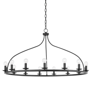Kendra Chandelier in Old Bronze Finish