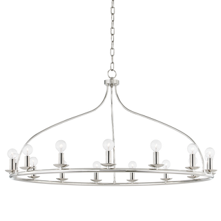 Kendra Chandelier Polished Nickel