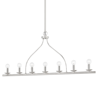 Kendra Linear in Polished Nickel Finish