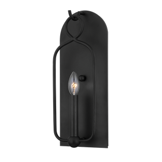 Mallory Wall Sconce in Aged Iron Finish
