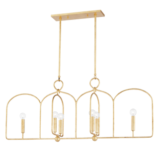 Mallory Linear in Gold Leaf Finish
