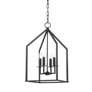 Lena Pendant in Aged Iron Finish