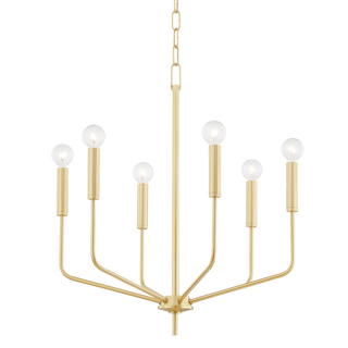 Bailey Chandelier in Aged Brass Finish
