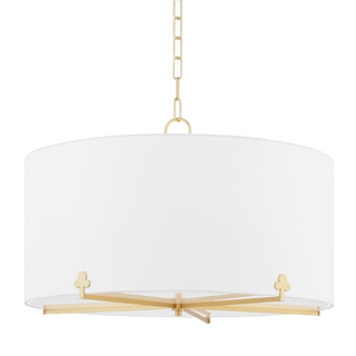 Darlene Chandelier in Aged Brass Finish