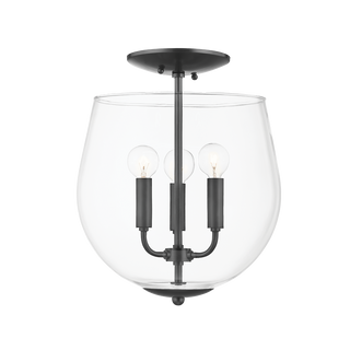 Bobbi Semi Flush in Old Bronze Finish