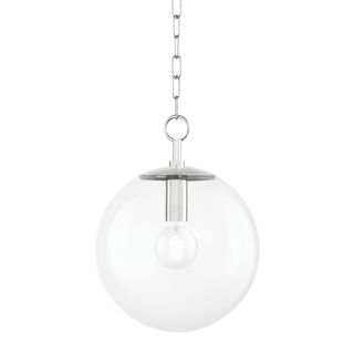Juliana Pendant in Polished Nickel Finish