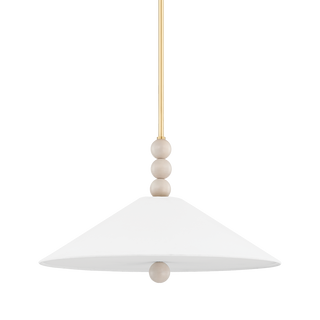 Alexis Pendant in Aged Brass Finish