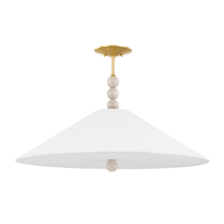 Alexis Pendant in Aged Brass Finish