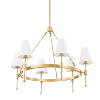 Janelle Chandelier in Aged Brass Finish