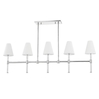 Janelle Linear in Polished Nickel Finish