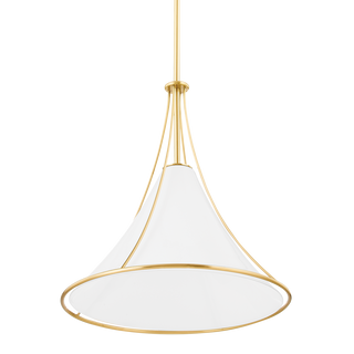 Madelyn Pendant in Aged Brass Finish