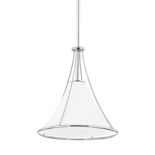 Madelyn Pendant in Polished Nickel Finish