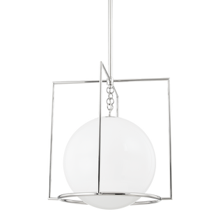 Frankie Pendant in Polished Nickel Finish