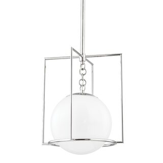 Frankie Pendant in Polished Nickel Finish