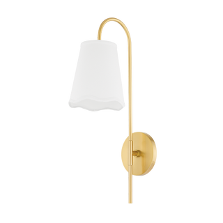 DOROTHY Wall Sconce in Aged Brass Finish