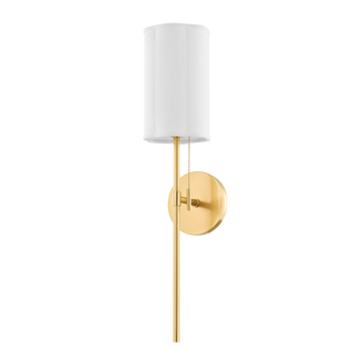 FAWN Wall Sconce in Aged Brass Finish